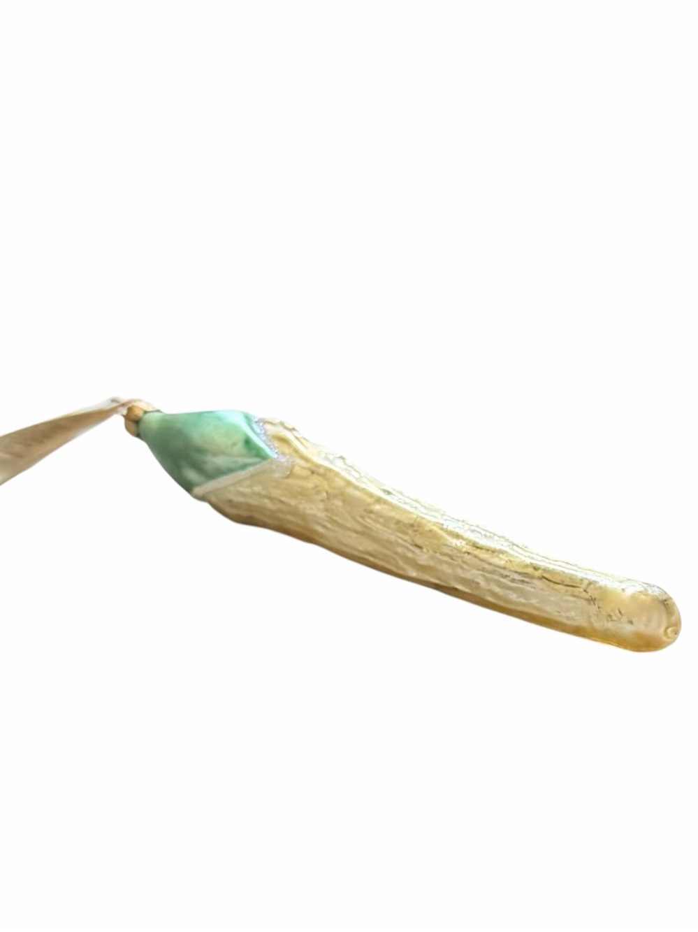 Christopher Radko Pencil Santa Claus Icicle Mouth Blown Glass Ornament 1995 - Picture 6 of 8